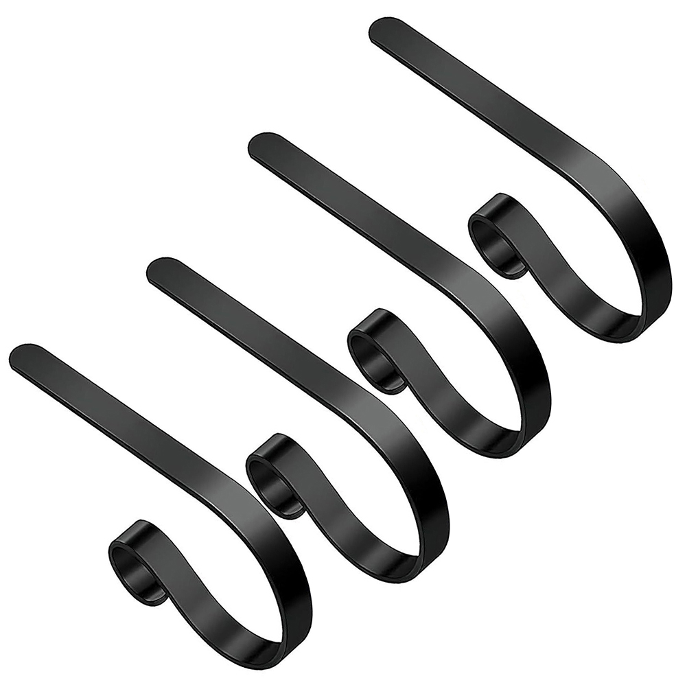 4 stuks ijzeren zwarte kerstso - Christmas Stocking Hanging recensie en prijs