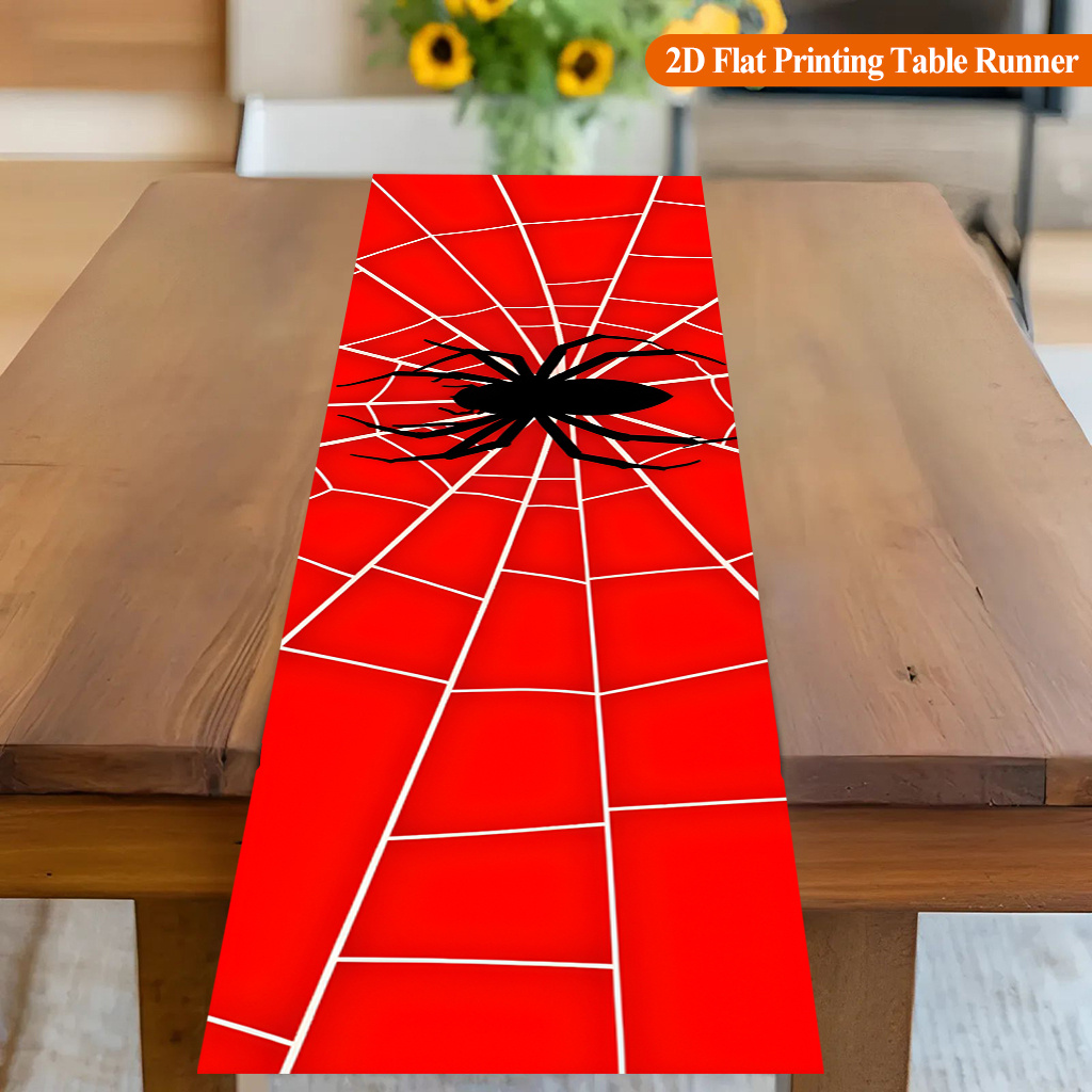 1 stks spinnenweb met rode spi - Christmas Table Runner recensie en prijs